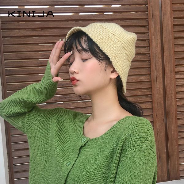 stingy brim hats woman autumn winter simple knitted hat korean fashion versatile fisherman student couple outdoor wool cap beach bucket, Blue;gray
stingy brim hats woman autumn winter simple knitted hat korean fashion versatile fisherman student couple outdoor wool cap beach bucket, Blue;gray