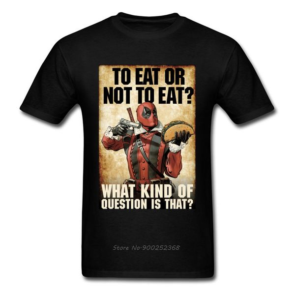 to eat or not to eat deadpool funny clothes men t shirts black tshirts cotton t-shirt short sleeve mutant tees harajuku
to eat or not to eat deadpool funny clothes men t shirts black tshirts cotton t-shirt short sleeve mutant tees harajuku
