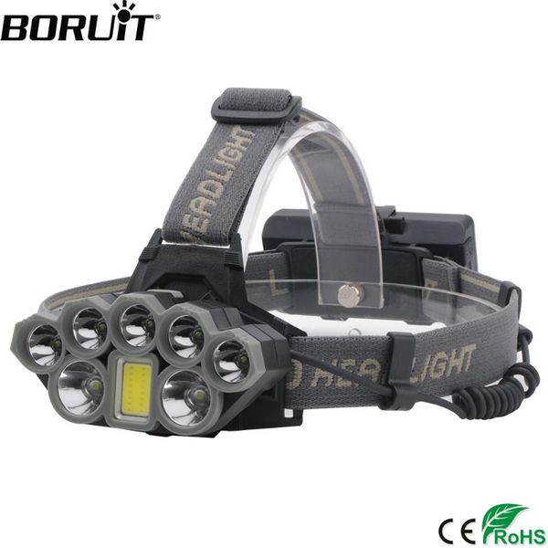 headlamps boruit k71 t6 xpe cob led headlamp 6-mode waterproof headlight rechargeable 18650 battery head torch for fishing camping
headlamps boruit k71 t6 xpe cob led headlamp 6-mode waterproof headlight rechargeable 18650 battery head torch for fishing camping