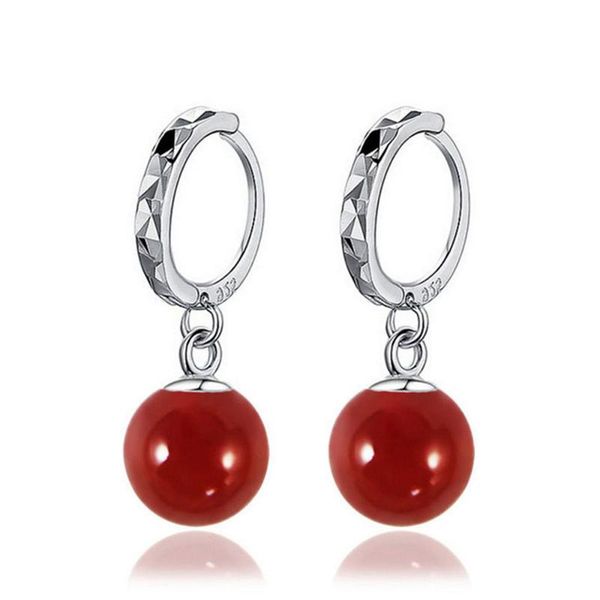 natural stone black red ball pendant drop earrings ear jewelry for women gifts dropshipping s-e31, Silver
natural stone black red ball pendant drop earrings ear jewelry for women gifts dropshipping s-e31, Silver