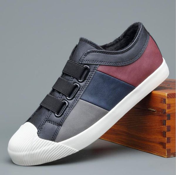 2020 new men leather fashion boots autumn winter street patchwork color fashion cool men warm fur inside casual shoes, Black
2020 new men leather fashion boots autumn winter street patchwork color fashion cool men warm fur inside casual shoes, Black