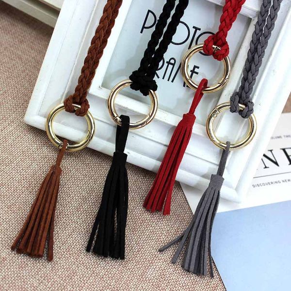 new hand made metal round ring fine women belts tie rope red black tassel decoration weave fashion female belt, Black;brown
new hand made metal round ring fine women belts tie rope red black tassel decoration weave fashion female belt, Black;brown