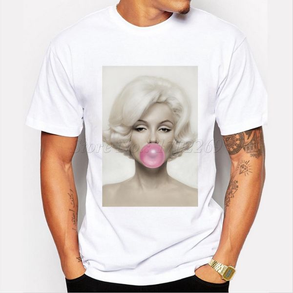 new fashion men's popular design marilyn monroe chewing printed t-shirt short sleeve casual customized tee hipster funny
new fashion men's popular design marilyn monroe chewing printed t-shirt short sleeve casual customized tee hipster funny