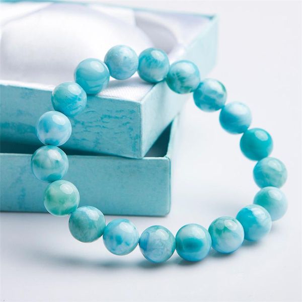 drop shipping dominica genuine blue natural larimar bracelet healing gems stone crystal round bead fitness bracelet 11mm, Black
drop shipping dominica genuine blue natural larimar bracelet healing gems stone crystal round bead fitness bracelet 11mm, Black