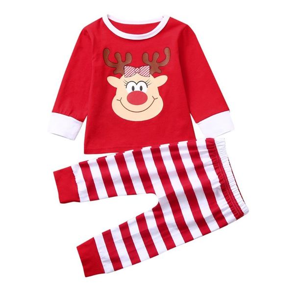 одежда 2pcs рождество мальчиков одежда для девочек мультфильм олень printed tops + полосатые брюки set нарядах vetement enfant fille, White
одежда 2pcs рождество мальчиков одежда для девочек мультфильм олень printed tops + полосатые брюки set нарядах vetement enfant fille, White