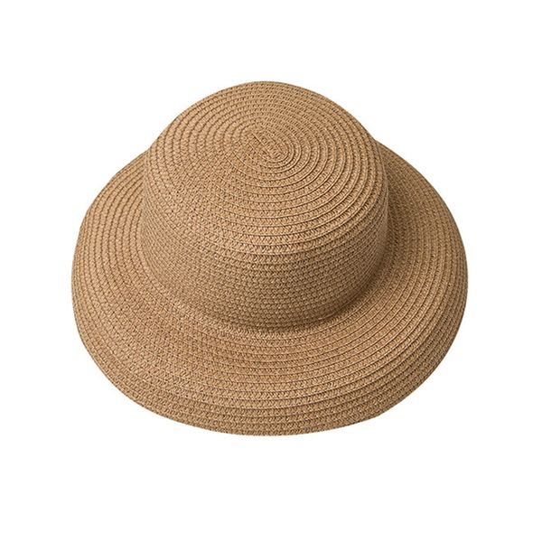 wide brim hats finebud 2021 simple summer parent-child holiday beach hat female casual panama lady brand women flat straw cap sun, Blue;gray
wide brim hats finebud 2021 simple summer parent-child holiday beach hat female casual panama lady brand women flat straw cap sun, Blue;gray