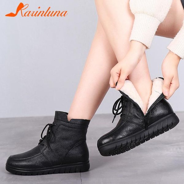boots dropship karin 2021 arrival shoes woman casual genuine leather round toe flat with cross-tied ankle short plush, Black
boots dropship karin 2021 arrival shoes woman casual genuine leather round toe flat with cross-tied ankle short plush, Black