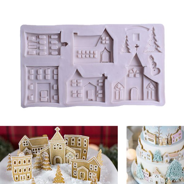 christmas gingerbread house silicone mold fondant mold cake decorating tools chocolate gum paste sugar craft kitchen gadgets
christmas gingerbread house silicone mold fondant mold cake decorating tools chocolate gum paste sugar craft kitchen gadgets