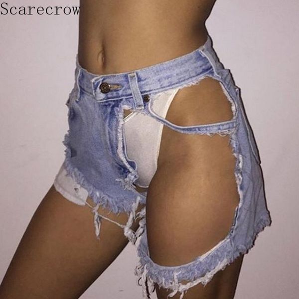 scarecrow jeans shorts club shorts mini jeans booty denim met gat hoge taille hollow out party bodem, Blue
scarecrow jeans shorts club shorts mini jeans booty denim met gat hoge taille hollow out party bodem, Blue