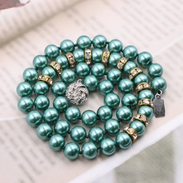 green simulated pearl necklace glass shell rope short chain 8mm 10mm beads necklaces jewelry mother's day female gifts 18" b133, Silver
green simulated pearl necklace glass shell rope short chain 8mm 10mm beads necklaces jewelry mother's day female gifts 18" b133, Silver