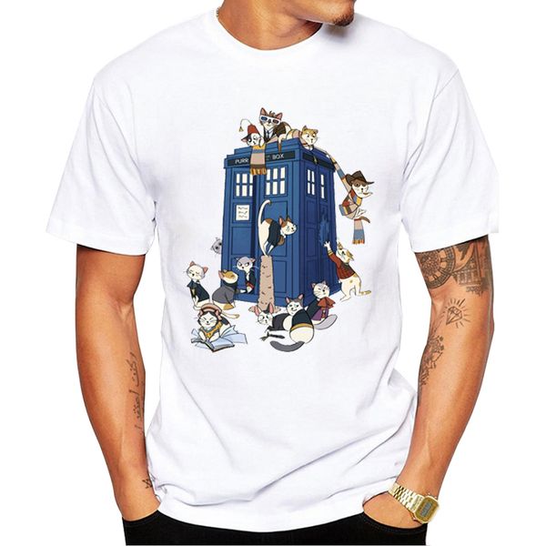 teehub doctor mew men t-shirt o-neck short sleeve tshirts cats in blue box printed cool funny tees
teehub doctor mew men t-shirt o-neck short sleeve tshirts cats in blue box printed cool funny tees