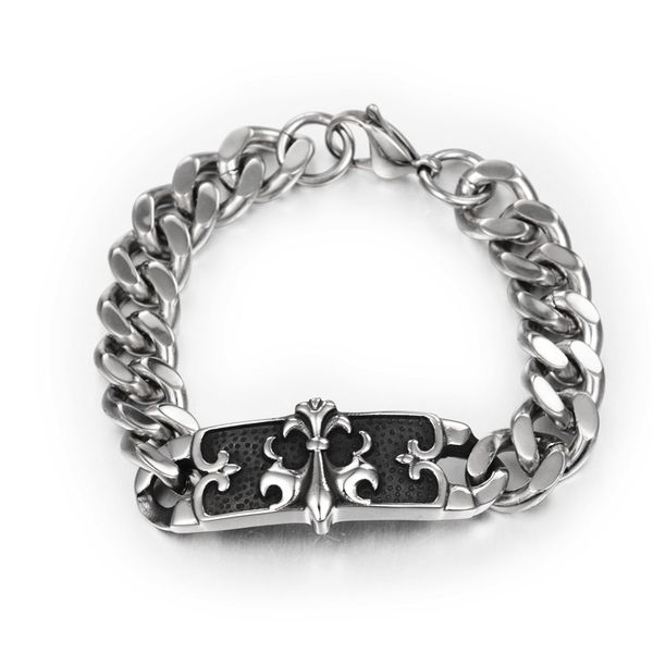 tennis big decorative pattern bracelet stainless steel shiny charm link chain bracelets punk long skull for men, Golden;silver
tennis big decorative pattern bracelet stainless steel shiny charm link chain bracelets punk long skull for men, Golden;silver