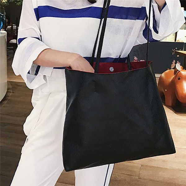 women shoulder bags handbag pu + polyester ladies handbags large capacity new female bolso grande casual tote soft bags
women shoulder bags handbag pu + polyester ladies handbags large capacity new female bolso grande casual tote soft bags