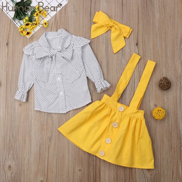 humor bear baby girls clothes sets 2020 autumn dot long sleeve strap dress+headband 3-piece kids children's clothing suit, White
humor bear baby girls clothes sets 2020 autumn dot long sleeve strap dress+headband 3-piece kids children's clothing suit, White