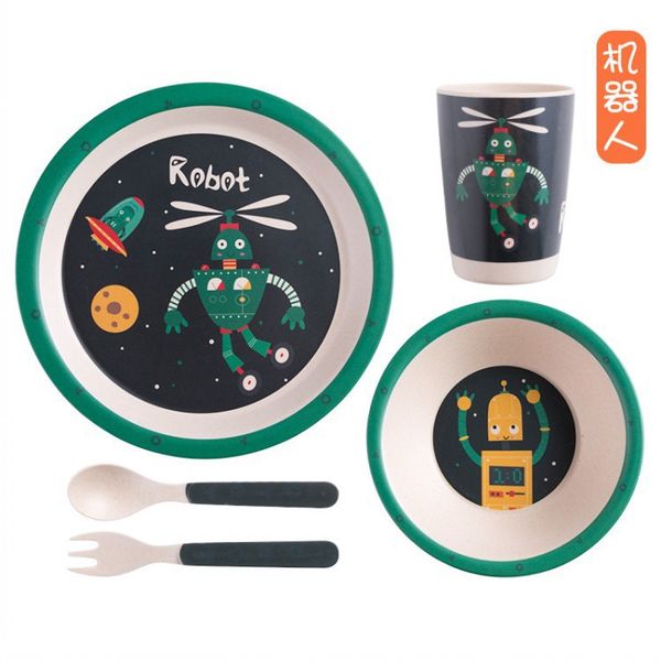 bamboo fiber children tableware creative cartoon bowl seperated plate shao cha cup five pieces set promotional gifts
bamboo fiber children tableware creative cartoon bowl seperated plate shao cha cup five pieces set promotional gifts