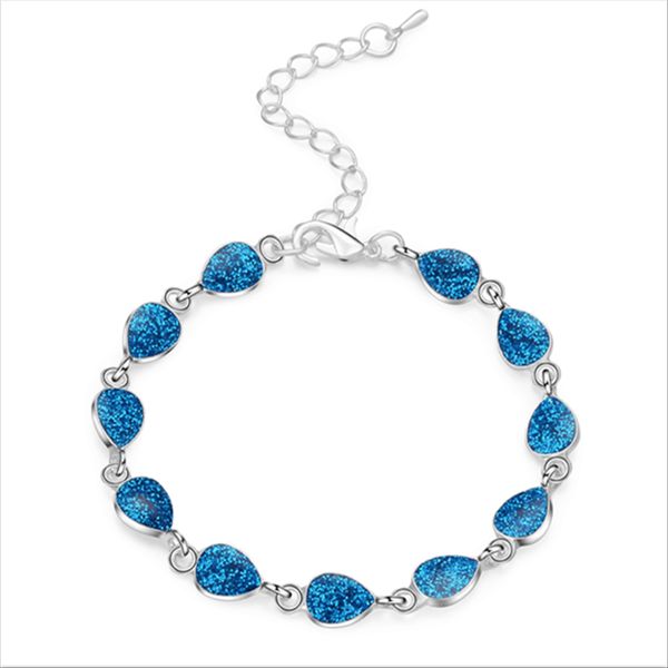 charm bracelets blue fire synthetic opal chain bangles for women oval drop shape bracelet romantic gifts lovers fashion jewelry, Golden;silver
charm bracelets blue fire synthetic opal chain bangles for women oval drop shape bracelet romantic gifts lovers fashion jewelry, Golden;silver