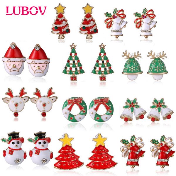 stud lubov 2021 fashion women santa claus snowman lovely tree bell christmas jewelry earring for gifts eh043, Golden;silver
stud lubov 2021 fashion women santa claus snowman lovely tree bell christmas jewelry earring for gifts eh043, Golden;silver