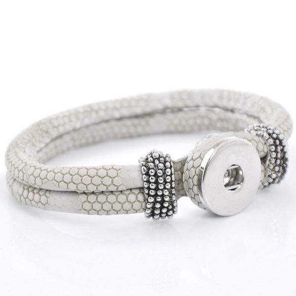 bangle interchangeable snap jewelry pu leather metal bracelets bangles fit snaps buttons for women, Black
bangle interchangeable snap jewelry pu leather metal bracelets bangles fit snaps buttons for women, Black