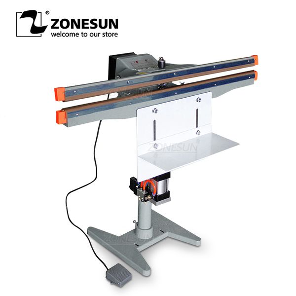 zonesun pneumatic foot pedal heat sealing machine dry/wet aluminum foil plastic bag heating sealer beverage machinery
zonesun pneumatic foot pedal heat sealing machine dry/wet aluminum foil plastic bag heating sealer beverage machinery