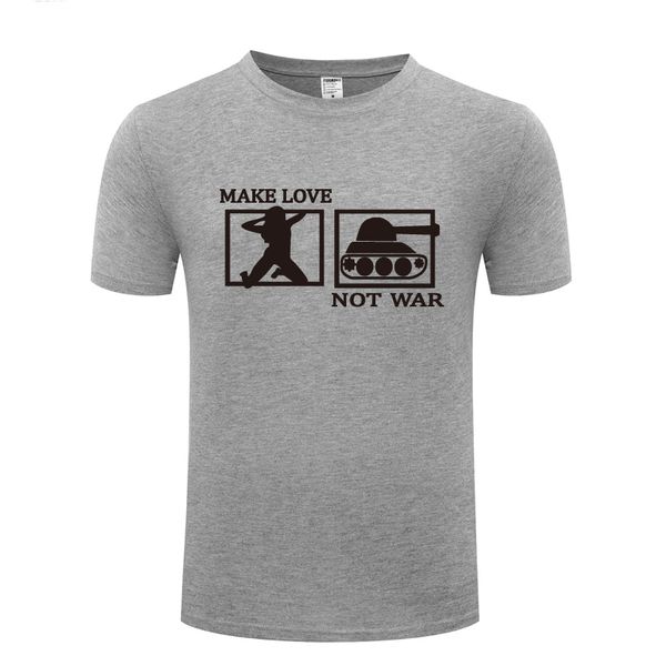 make love not war novelty funny gift men's t-shirt t shirt men 2018 new short sleeve o neck cotton casual tee
make love not war novelty funny gift men's t-shirt t shirt men 2018 new short sleeve o neck cotton casual tee