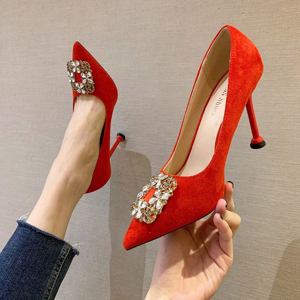 women's pointed toe red bottom high heels pumps shoes diamond buckle bow wedding dress heel shoes stiletto pump closed toe dress pumps, Black
women's pointed toe red bottom high heels pumps shoes diamond buckle bow wedding dress heel shoes stiletto pump closed toe dress pumps, Black