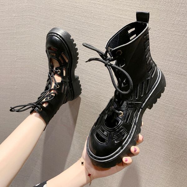 boots summer women black thin wild breathable ladies casual flat british style thick bottom
boots summer women black thin wild breathable ladies casual flat british style thick bottom