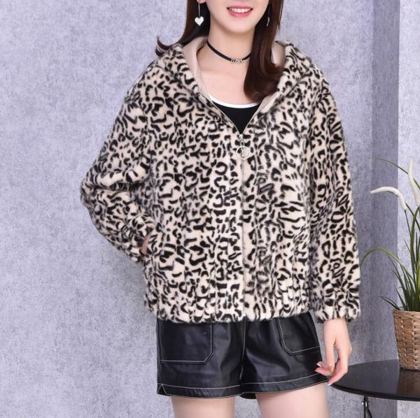 autumn leopard faux leather jacket womens hooded warm fur leather coat women loose jackets winter thicken fashion b554, Black
autumn leopard faux leather jacket womens hooded warm fur leather coat women loose jackets winter thicken fashion b554, Black