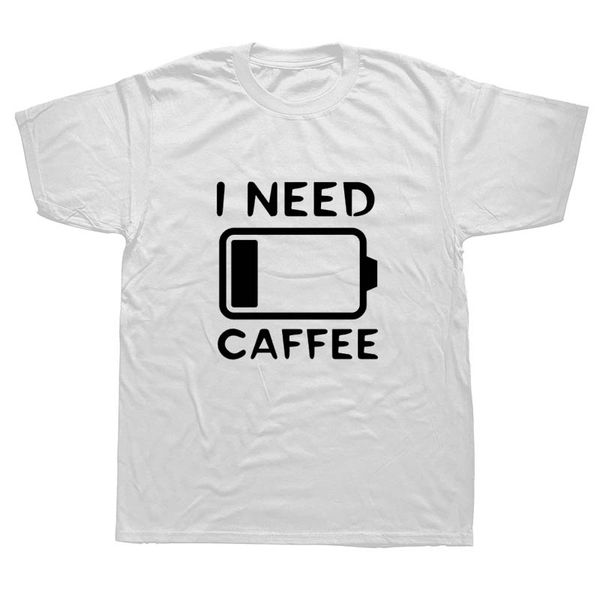 new summer funny i need coffee t shirt tshirt men short sleeve cotton t-shirt coffee mans camisetas tee