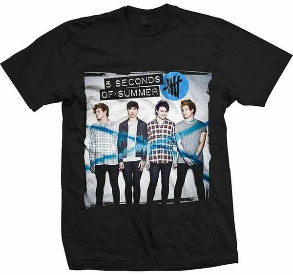 5 seconds of summer album 11 30/1 t-shirt printed t shirts short sleeve hipster tee