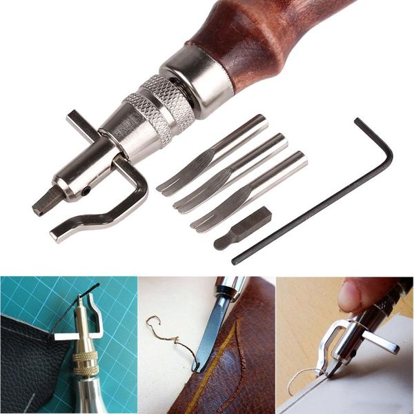 5 in 1 diy leathercraft adjustable pro stitching groover crease leather tools edge skiving beveling knife sewing cutting tools
5 in 1 diy leathercraft adjustable pro stitching groover crease leather tools edge skiving beveling knife sewing cutting tools