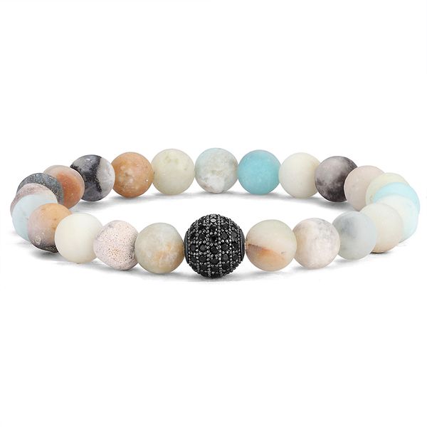 charm natural stone pearl men's bracelet punk cz bracelet men's fashion gift, Black
charm natural stone pearl men's bracelet punk cz bracelet men's fashion gift, Black