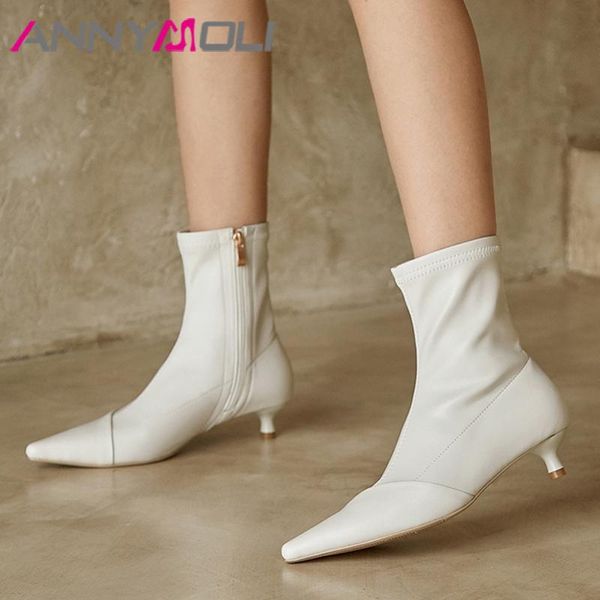 annymoli остроконечные toe женщина boots med пятки ботильоны стилет каблук короткие zipper женская обувь осень зима бежевый 39, Black
annymoli остроконечные toe женщина boots med пятки ботильоны стилет каблук короткие zipper женская обувь осень зима бежевый 39, Black