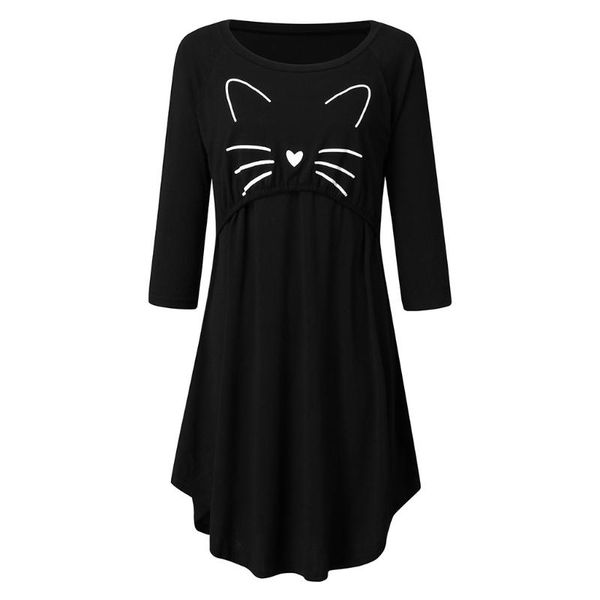 telotuny maternity 3/4 sleeve cartoon cat printed nursing dress women pregnant breastfeeding maxi dress zs12, White
telotuny maternity 3/4 sleeve cartoon cat printed nursing dress women pregnant breastfeeding maxi dress zs12, White