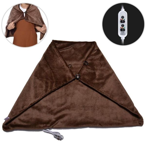 USB Heating Blanket Shawl Warming Shoulder Neck Blanket For Office And Sofa Car Winter Use Three-level Temperature Adjustable
USB Heating Blanket Shawl Warming Shoulder Neck Blanket For Office And Sofa Car Winter Use Three-level Temperature Adjustable