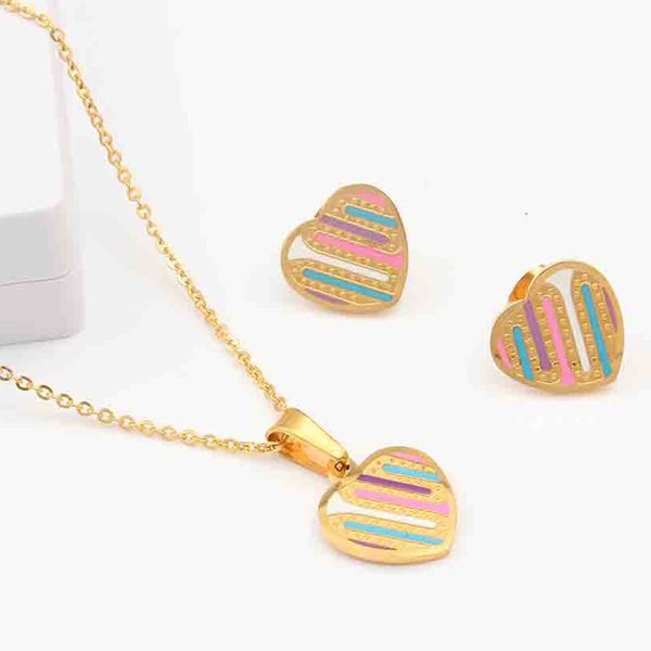 earrings & necklace oufei multicolor stainless steel jewelry woman heart sets for women fashion jewellery accessories, Silver
earrings & necklace oufei multicolor stainless steel jewelry woman heart sets for women fashion jewellery accessories, Silver