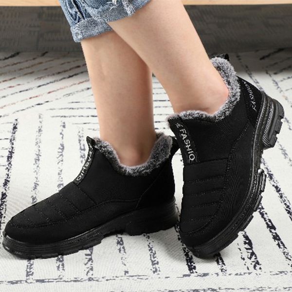 mcckle women winter snow boots female non-slip soft warm shoes ladies platform short plush comfortable casual boots new 2020, Black
mcckle women winter snow boots female non-slip soft warm shoes ladies platform short plush comfortable casual boots new 2020, Black