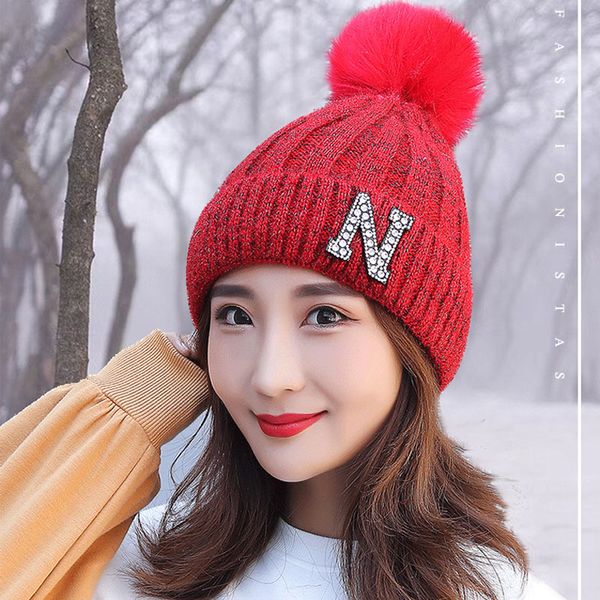 women knitted hat winter thickening woman headgear casual warm ladies beanies simple letters female cap, Blue;gray
women knitted hat winter thickening woman headgear casual warm ladies beanies simple letters female cap, Blue;gray