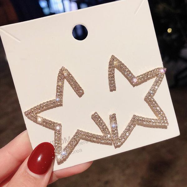 shiny side new fashion brand jewelry simple crystal for women statement gift elegant star earrings ing, Golden;silver
shiny side new fashion brand jewelry simple crystal for women statement gift elegant star earrings ing, Golden;silver