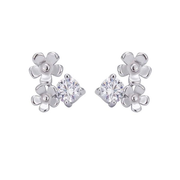 hoop & huggie double flower studs earrings ladies female jewelry gift portable girls ear pendants, Golden;silver
hoop & huggie double flower studs earrings ladies female jewelry gift portable girls ear pendants, Golden;silver