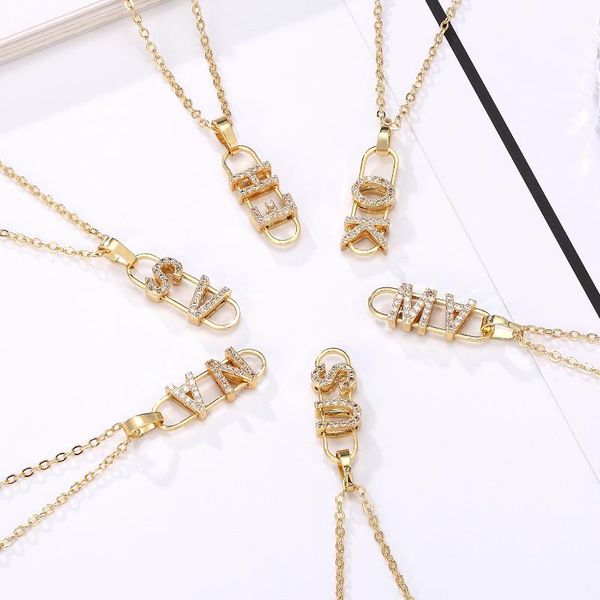 fashion gold name initial letter necklace for women sparkling cubic zircon a-z alphabet pendant necklace jewelry birthday gift, Silver
fashion gold name initial letter necklace for women sparkling cubic zircon a-z alphabet pendant necklace jewelry birthday gift, Silver