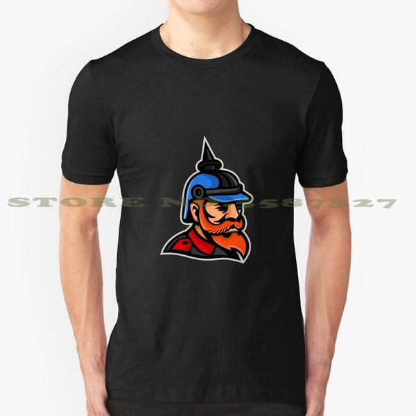 prussian officer mascot cool design t-shirt for men women