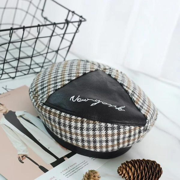 berets -selling beret 3-color octagonal hat autumn and winter ladies wool army leather wild retro painter casual, Blue;gray
berets -selling beret 3-color octagonal hat autumn and winter ladies wool army leather wild retro painter casual, Blue;gray
