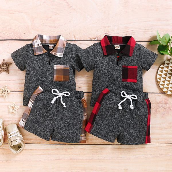 cool kids clothing for boys 2 piece sets toddler fashion baby boy summer set plaid t shirt short set for 2 years boy clothes d30, White
cool kids clothing for boys 2 piece sets toddler fashion baby boy summer set plaid t shirt short set for 2 years boy clothes d30, White