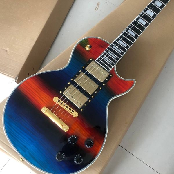 custom shop standard custom tiger flame electric guitar,gold hardware gitaar,tune-o-matic bridge.3 pickups.one piece neck and body
custom shop standard custom tiger flame electric guitar,gold hardware gitaar,tune-o-matic bridge.3 pickups.one piece neck and body