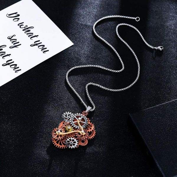 2020 new exaggeration personality gear metal pendant alloy simple hip hop long chain necklaces for women party jewelry gifts, Silver
2020 new exaggeration personality gear metal pendant alloy simple hip hop long chain necklaces for women party jewelry gifts, Silver