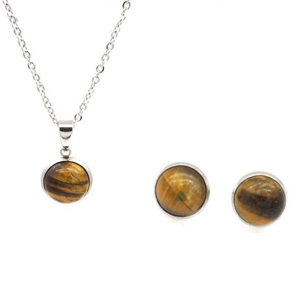 natural stone stud necklace 12mm stainless steel druzy crystal earrings metal ear stud pendant jewelry women men gift, Golden;silver
natural stone stud necklace 12mm stainless steel druzy crystal earrings metal ear stud pendant jewelry women men gift, Golden;silver