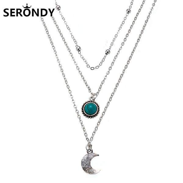 alloy moon crystal multilayer boho pendant choker necklace for women chain 2020 new trend neck jewelry friends aesthetic xl10358, Golden;silver
alloy moon crystal multilayer boho pendant choker necklace for women chain 2020 new trend neck jewelry friends aesthetic xl10358, Golden;silver