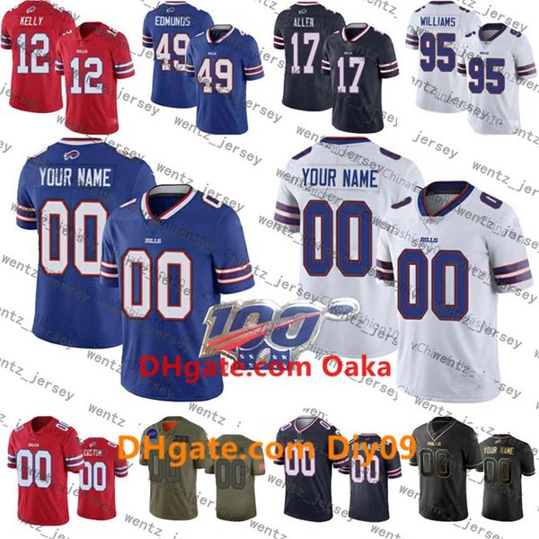 custom men women kid buffalo bills nfl football jerseys 17 josh allen 49 tremaine edmunds 10 cole beasley white singletary kelly, Black
custom men women kid buffalo bills nfl football jerseys 17 josh allen 49 tremaine edmunds 10 cole beasley white singletary kelly, Black