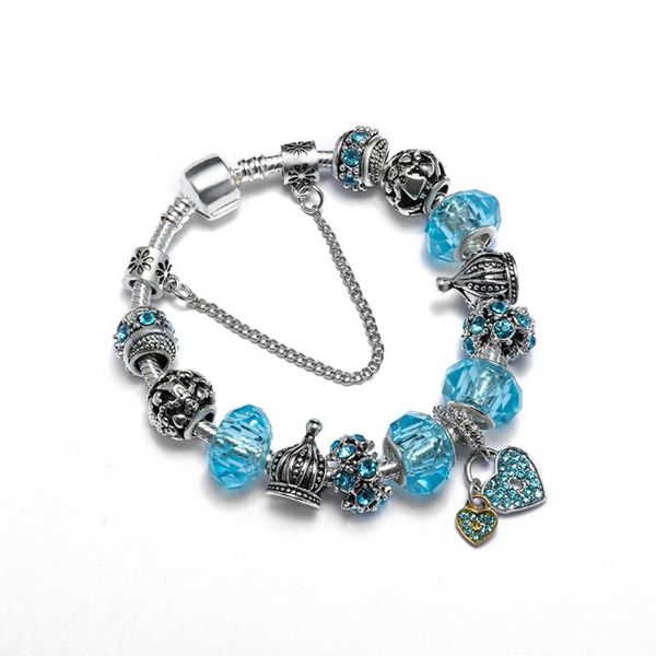 charm bracelets men's and women's blue heart-shaped metal bracelet stainless steel beaded fashion chain snake ladies couple gifts, Golden;silver
charm bracelets men's and women's blue heart-shaped metal bracelet stainless steel beaded fashion chain snake ladies couple gifts, Golden;silver