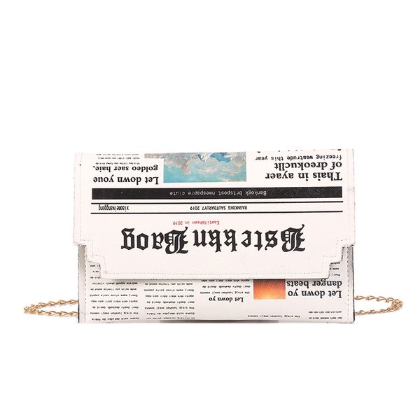 casual women envelope bag fashion newspaper print design day clutches chain purse crossbody messenger bag shoulder handbag
casual women envelope bag fashion newspaper print design day clutches chain purse crossbody messenger bag shoulder handbag